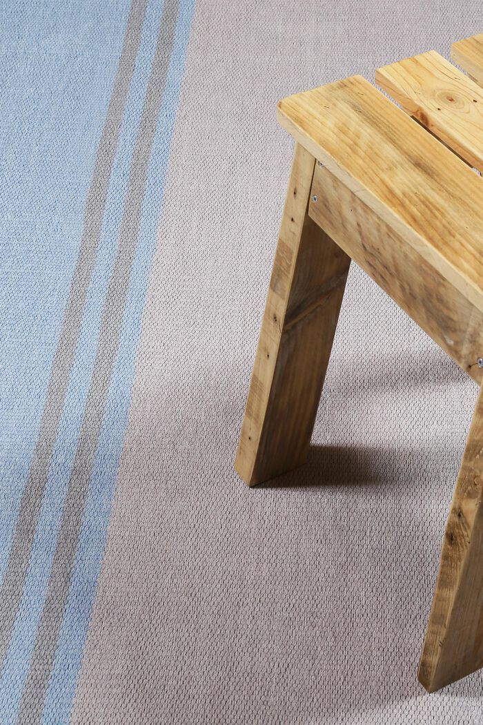 Kurzflor-Teppich mit upgecycelter Baumwolle, LIGHT BLUE, detail image number 1