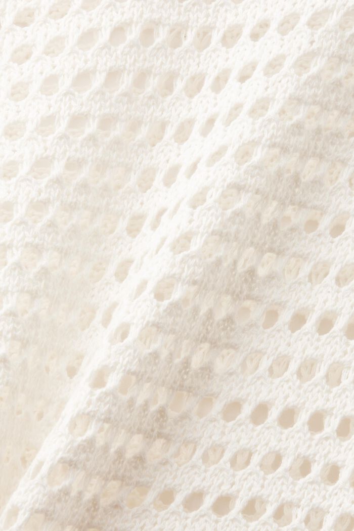 Minikleid Kleid in Lochstick-Optik, OFF WHITE, detail image number 6
