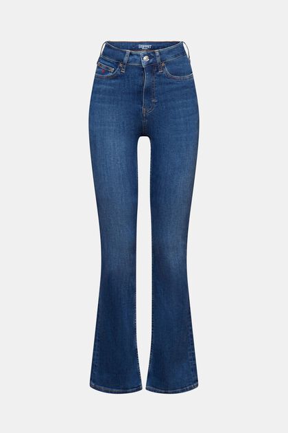 Premium-Bootcut Jeans mit hohem Bund