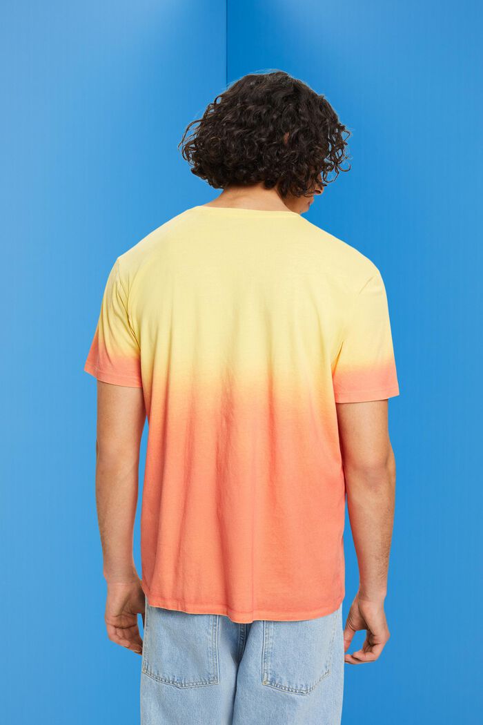 Zweifarbig blass gefärbtes T-Shirt, LIGHT YELLOW, detail image number 3