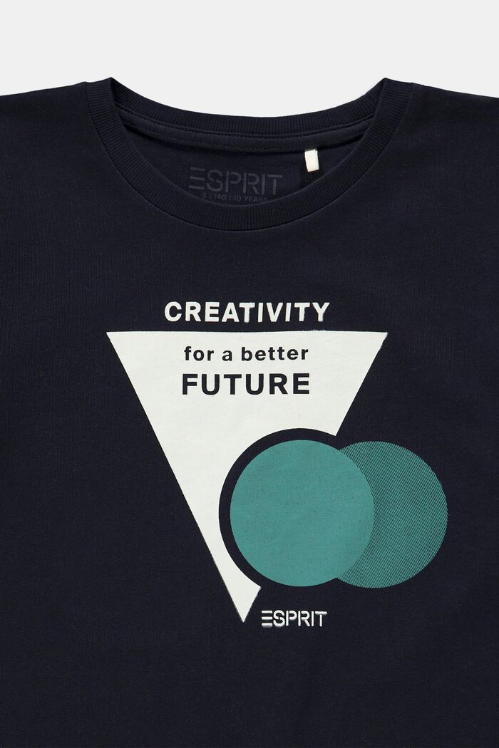 T-Shirt mit Print, NAVY, detail image number 2