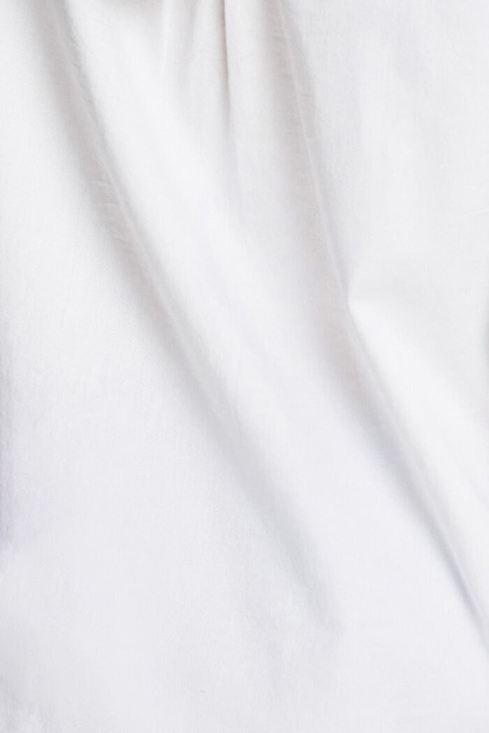 Hemd-Bluse aus 100% Baumwolle, WHITE, detail image number 3