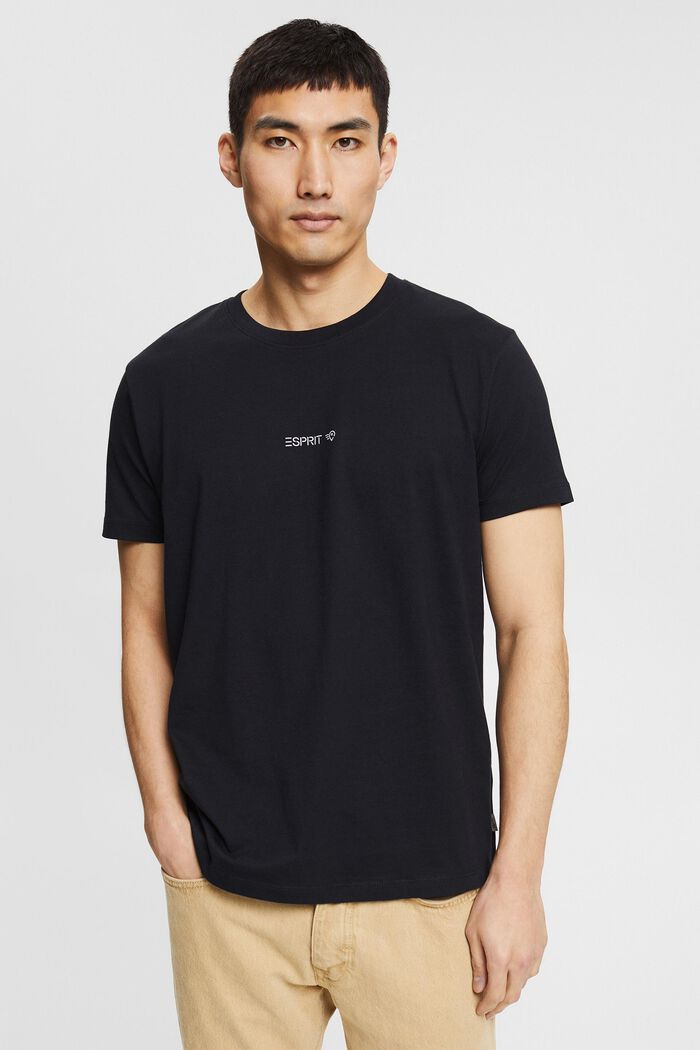 Men T-Shirts & Langarmshirts | T-Shirt mit Rückenprint, 100% Bio-Baumwolle - AP34270