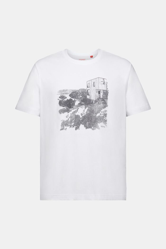 T-Shirt mit Grafikprint, WHITE, detail image number 6