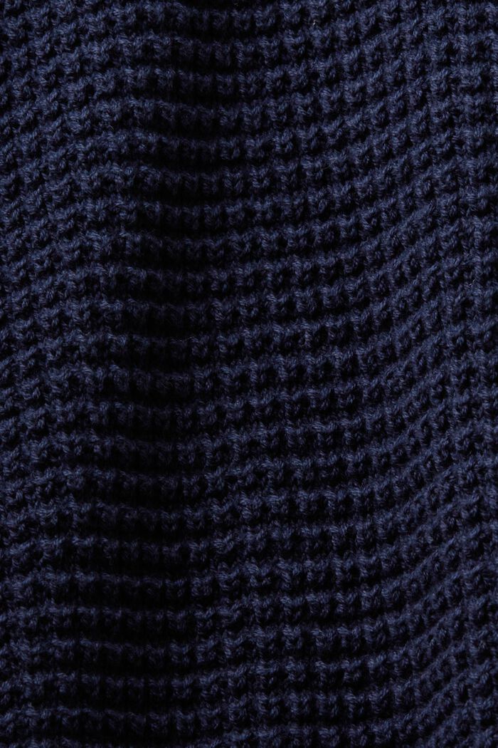 Pullover aus Strukturstrick, NAVY, detail image number 4