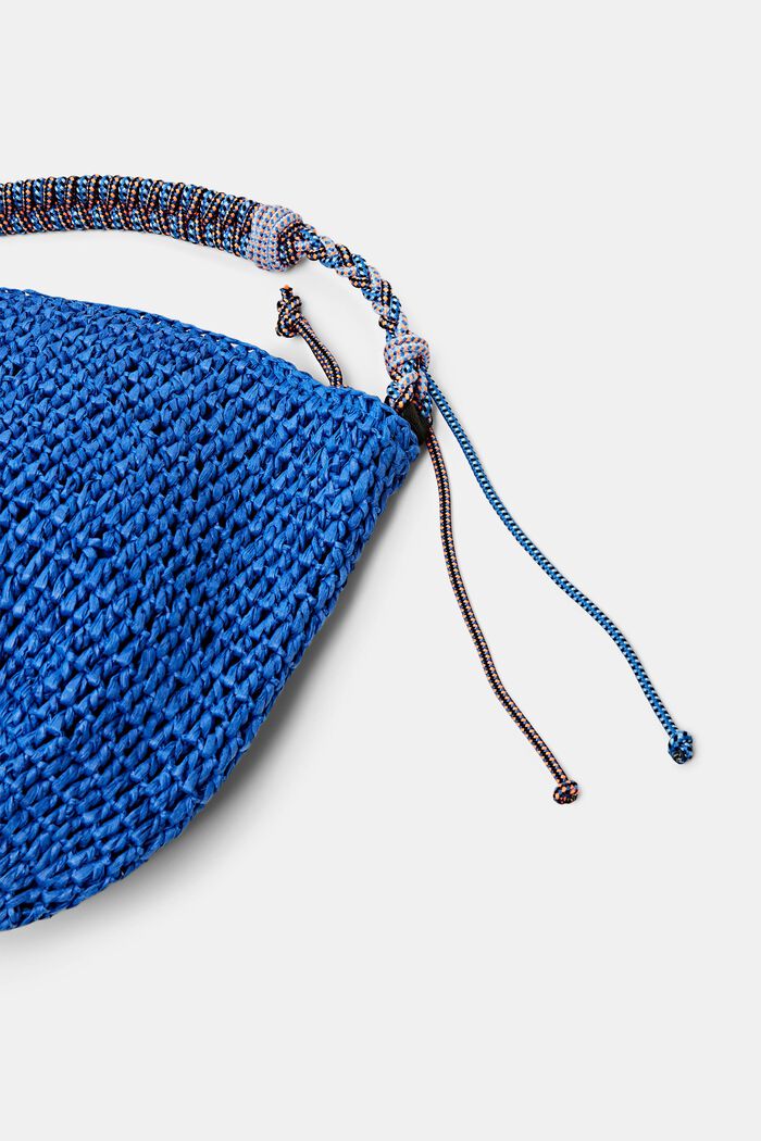 Gehäkelte Hobo Bag, BRIGHT BLUE, detail image number 1