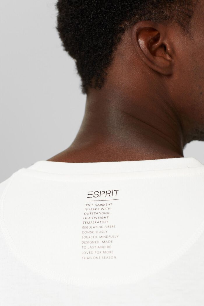 Recycelt: Jersey-Longsleeve mit THERMOLITE®, OFF WHITE, detail image number 1