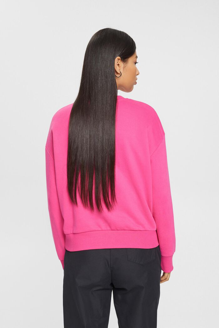 Sweatshirt im Relaxed Fit, PINK FUCHSIA, detail image number 3
