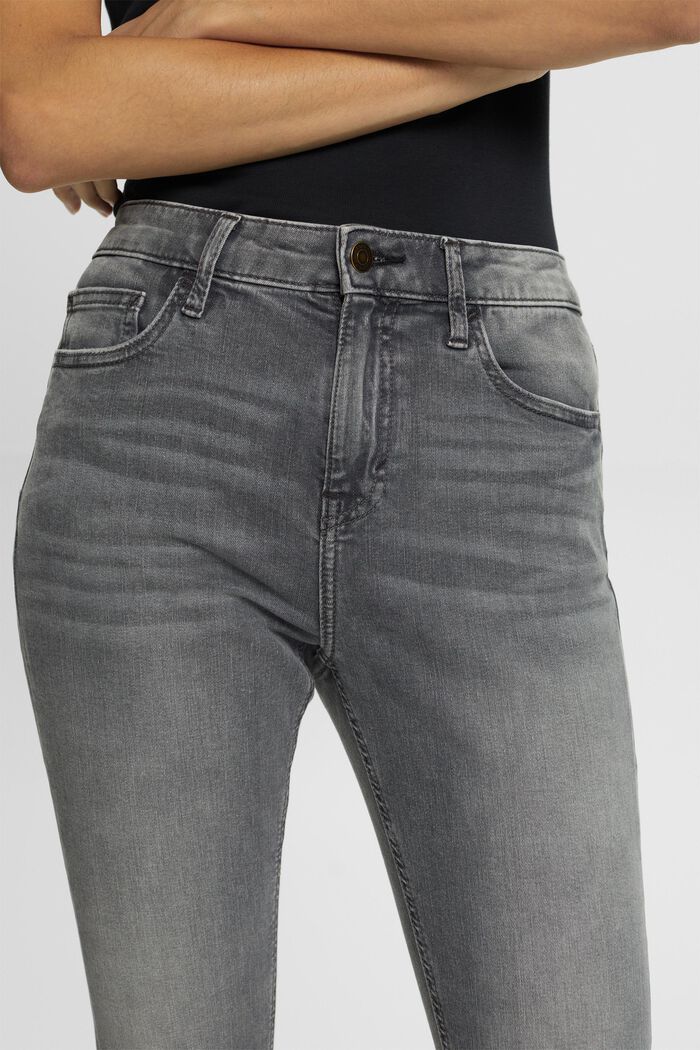 High-Rise-Jeans im Skinny Fit, GREY MEDIUM WASHED, detail image number 2