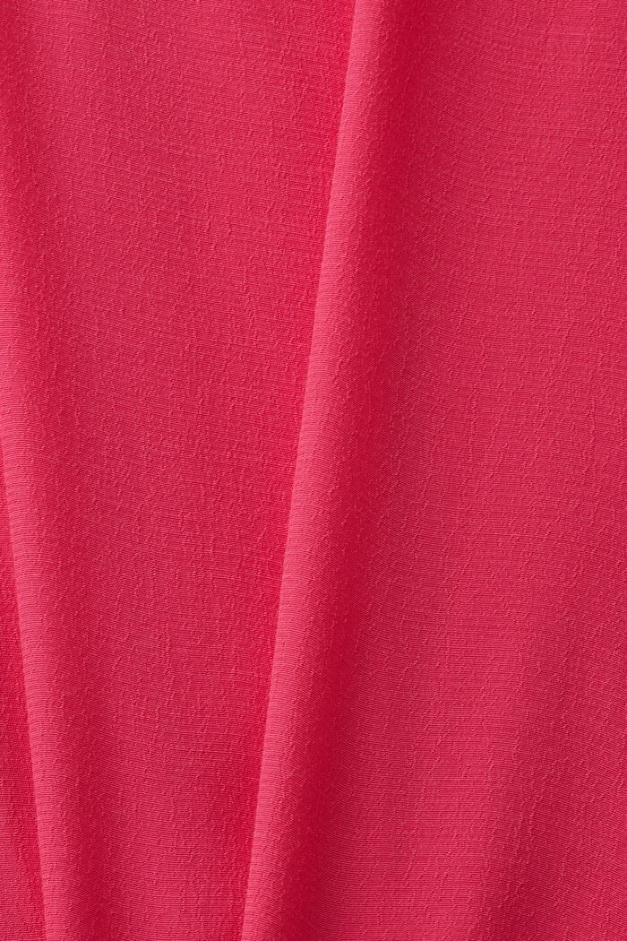 Bluse mit V-Ausschnitt, NEW PINK FUCHSIA, detail image number 5