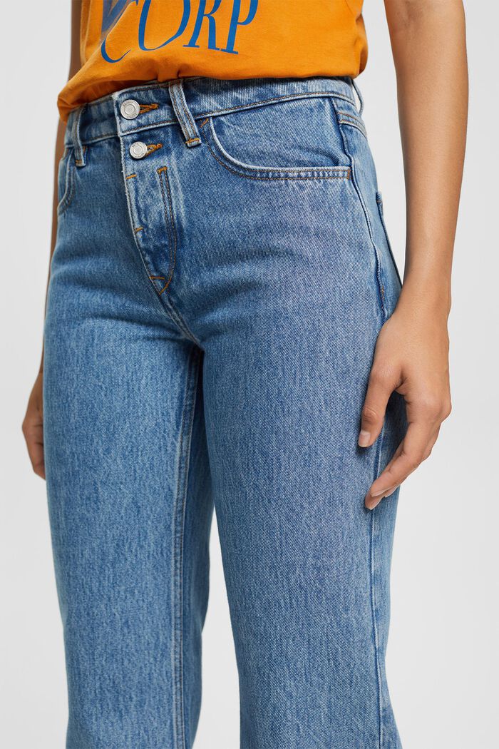 Bootcut Jeans mit mittelhohem Bund, BLUE LIGHT WASHED, detail image number 0