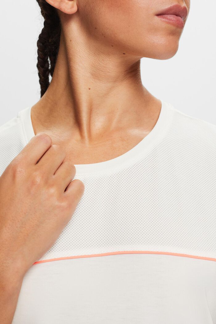 Gestreiftes Active Top, OFF WHITE, detail image number 2