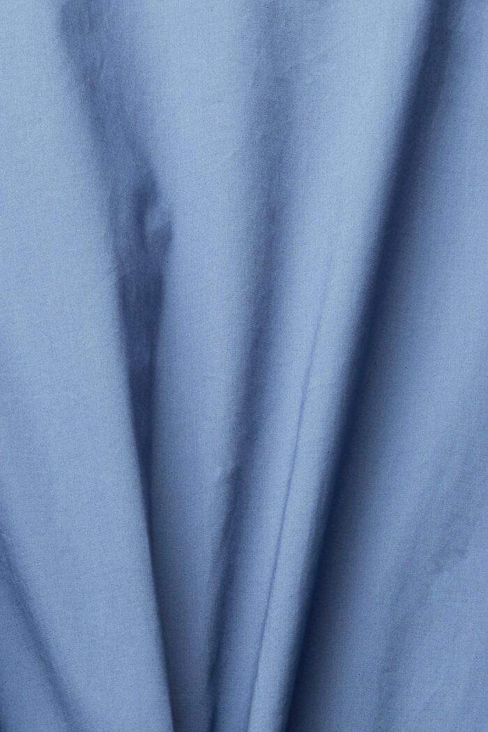 Volant-Kleid aus Baumwolle, GREY BLUE, detail image number 4