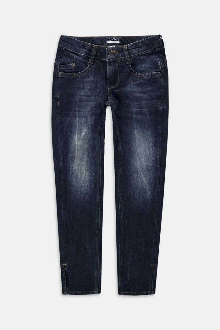 Jeans mit Verstellbund, BLUE LIGHT WASHED, detail image number 0