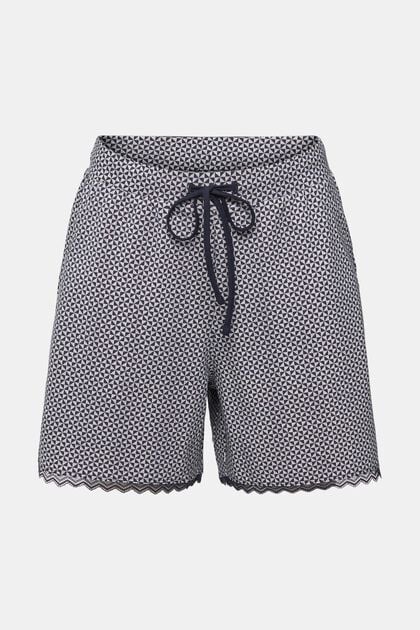 Jersey-Shorts mit Print