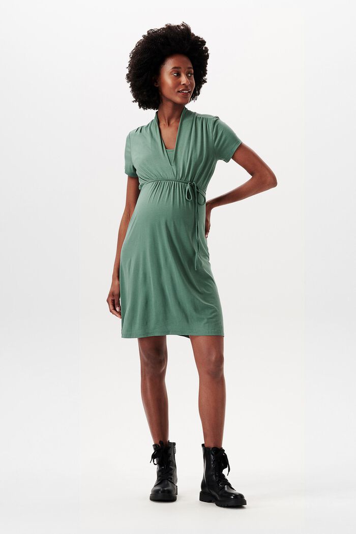 Kleid aus Jersey, VINYARD GREEN, detail image number 0