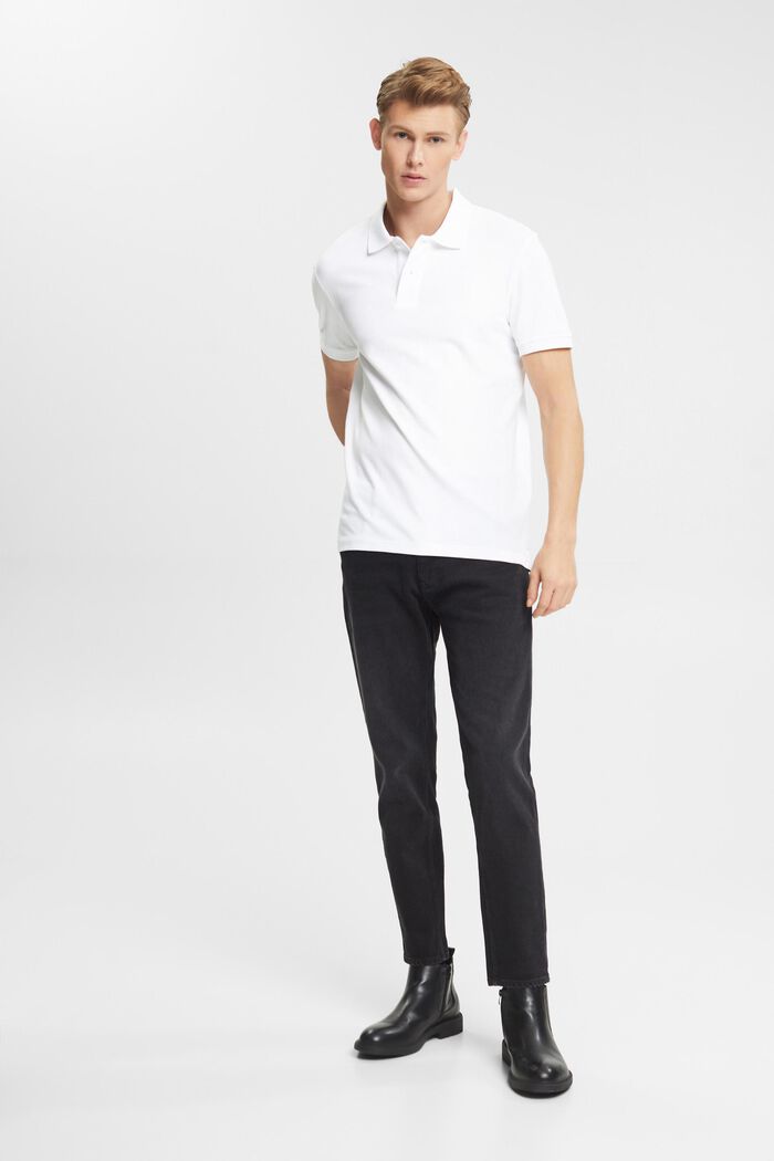 Slim Fit Poloshirt, WHITE, detail image number 4