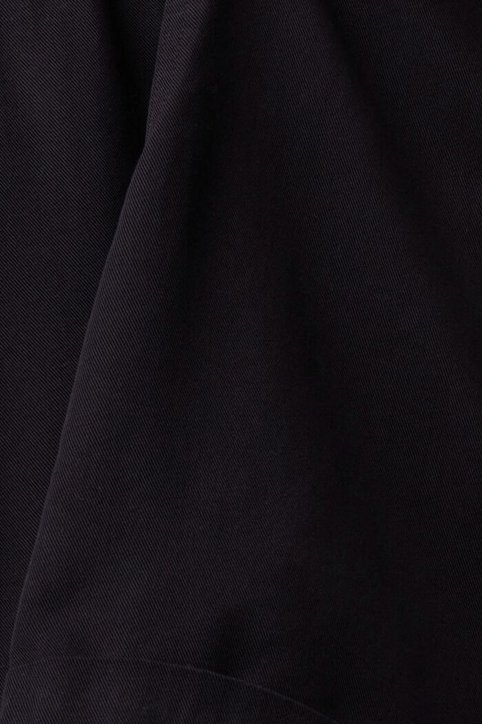 Shorts aus TENCEL™ mit Bindegürtel, BLACK, detail image number 6