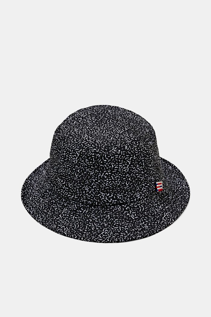 Bucket Hat aus Twill, BLACK, detail image number 0