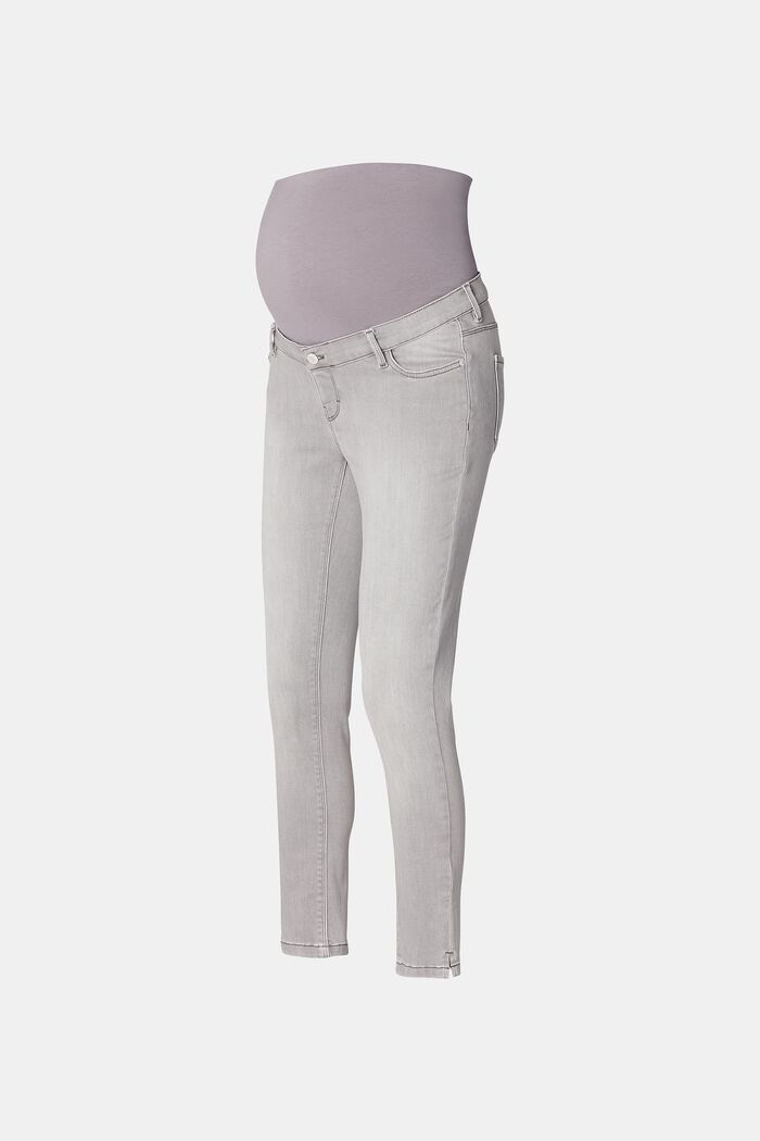 7/8-Jeans mit Überbauchbund, GREY DENIM, detail image number 0