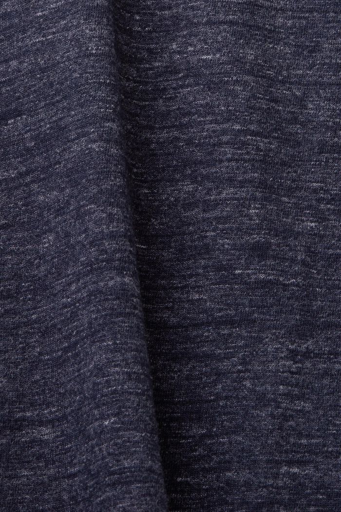 Jersey-T-Shirt mit Rundhalsausschnitt, NAVY, detail image number 4