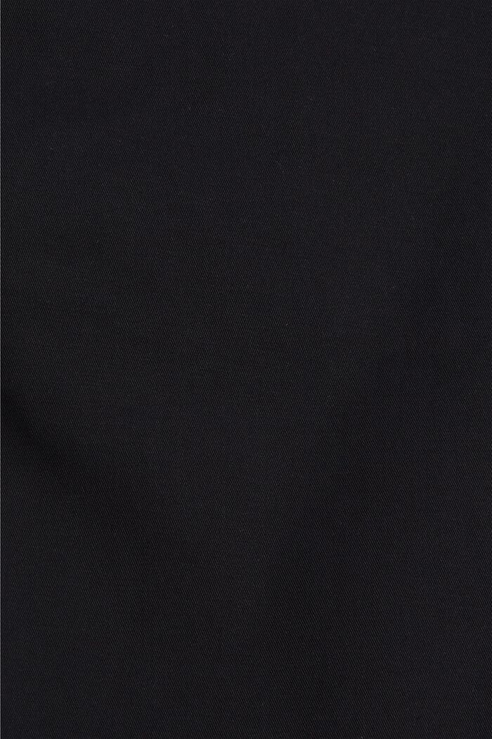 Chino aus Bio-Baumwolle mit Keyring, BLACK, detail image number 4