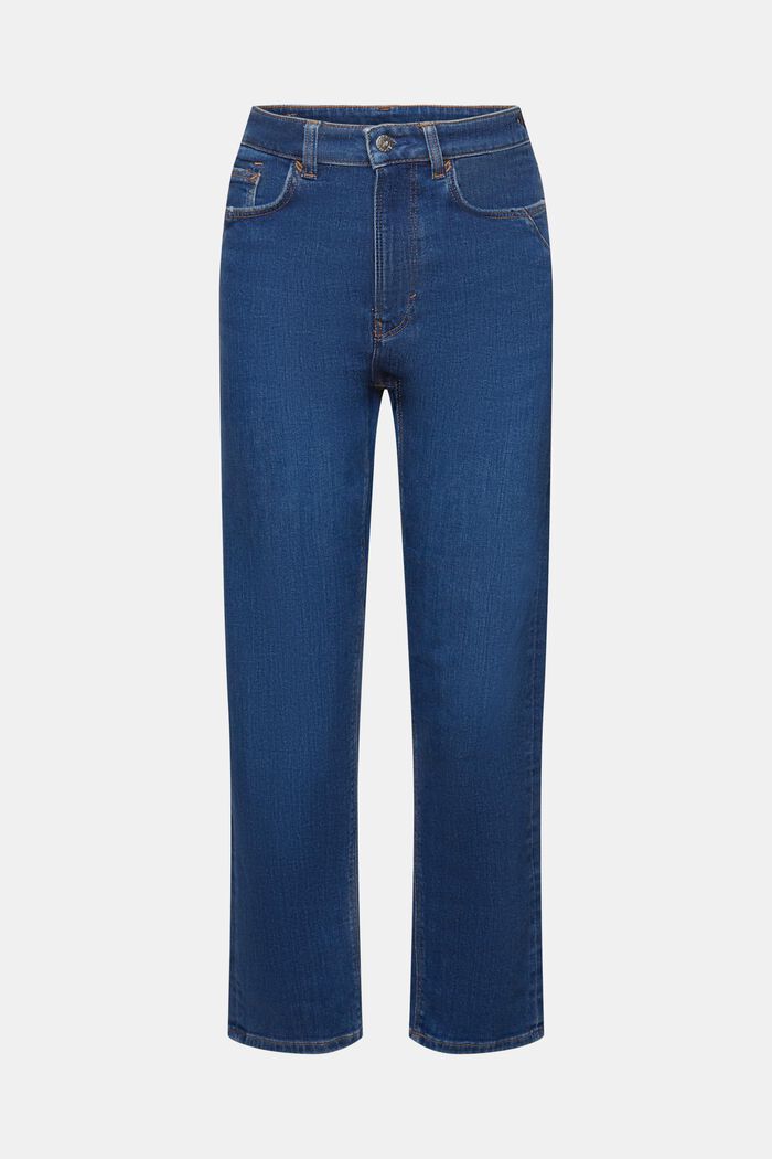 High-Rise-Jeans im Dad Fit, BLUE MEDIUM WASHED, detail image number 6