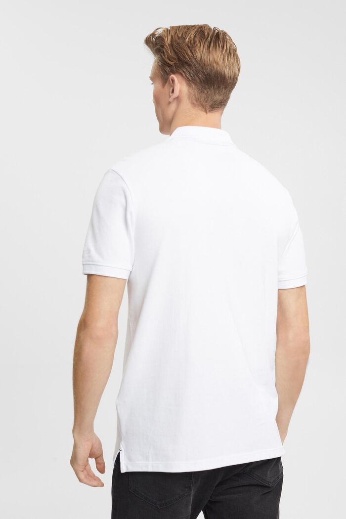 Slim Fit Poloshirt, WHITE, detail image number 3