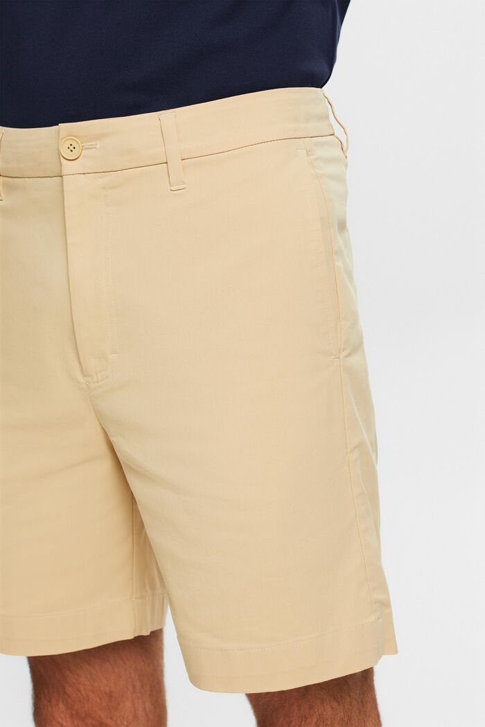 Chino-Shorts aus Stretch-Twill, SAND, detail image number 4
