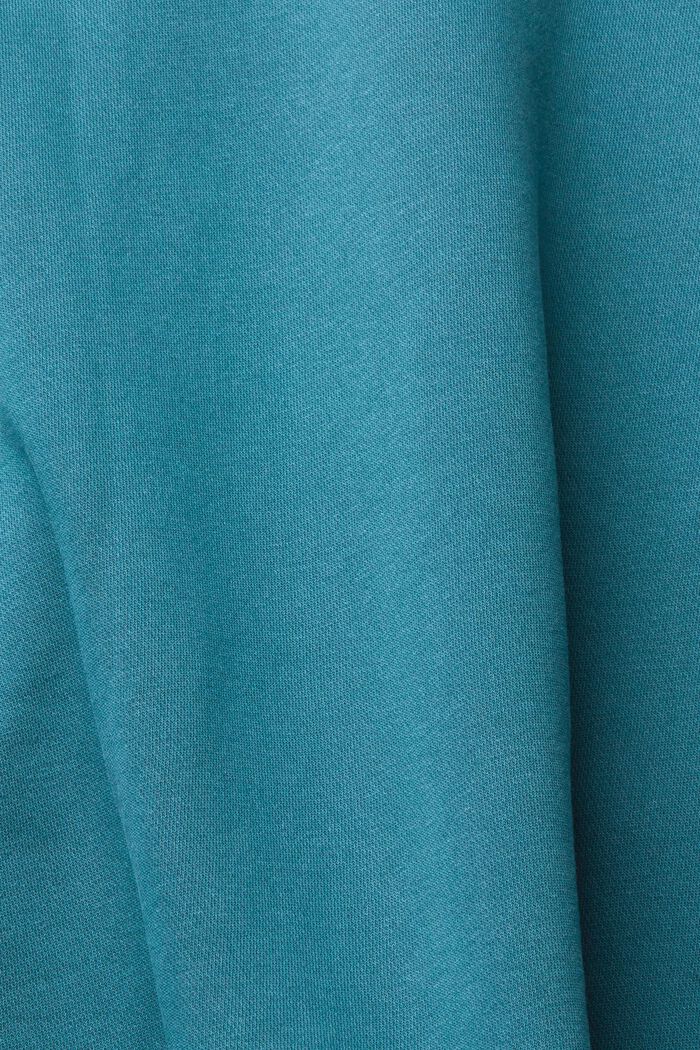 Sweatshirt mit Kapuze, TEAL BLUE, detail image number 4
