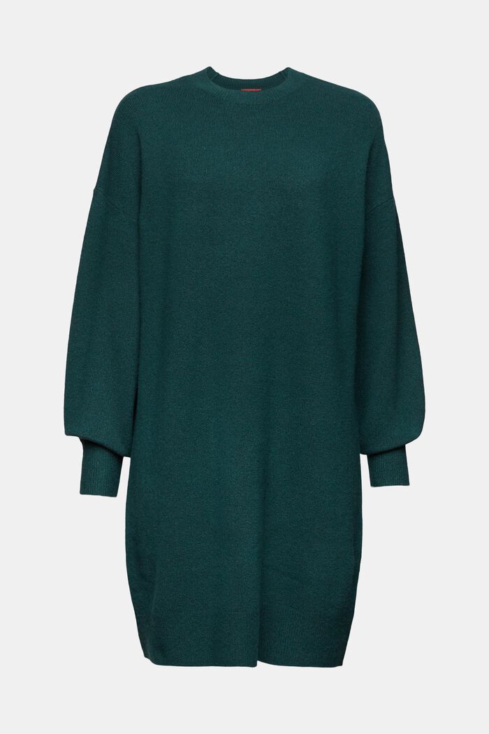 Dresses flat knitted, EMERALD GREEN, detail image number 6