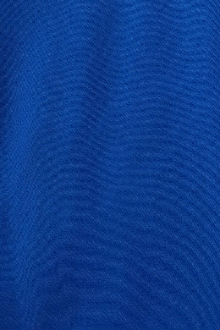 Ärmellose Satinbluse, BRIGHT BLUE, detail image number 5