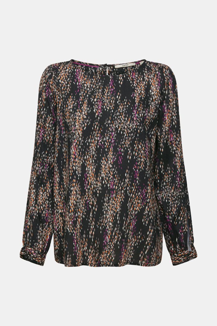 ESPRIT - Bluse mit Muster und Cut-out am Ärmel in unserem Online Shop