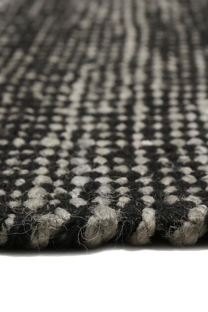 Teppich aus Woll-Mix in melierter Optik