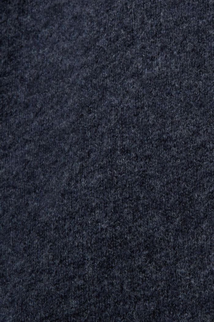 Pullover mit Stehkragen, NAVY BLUE, detail image number 5
