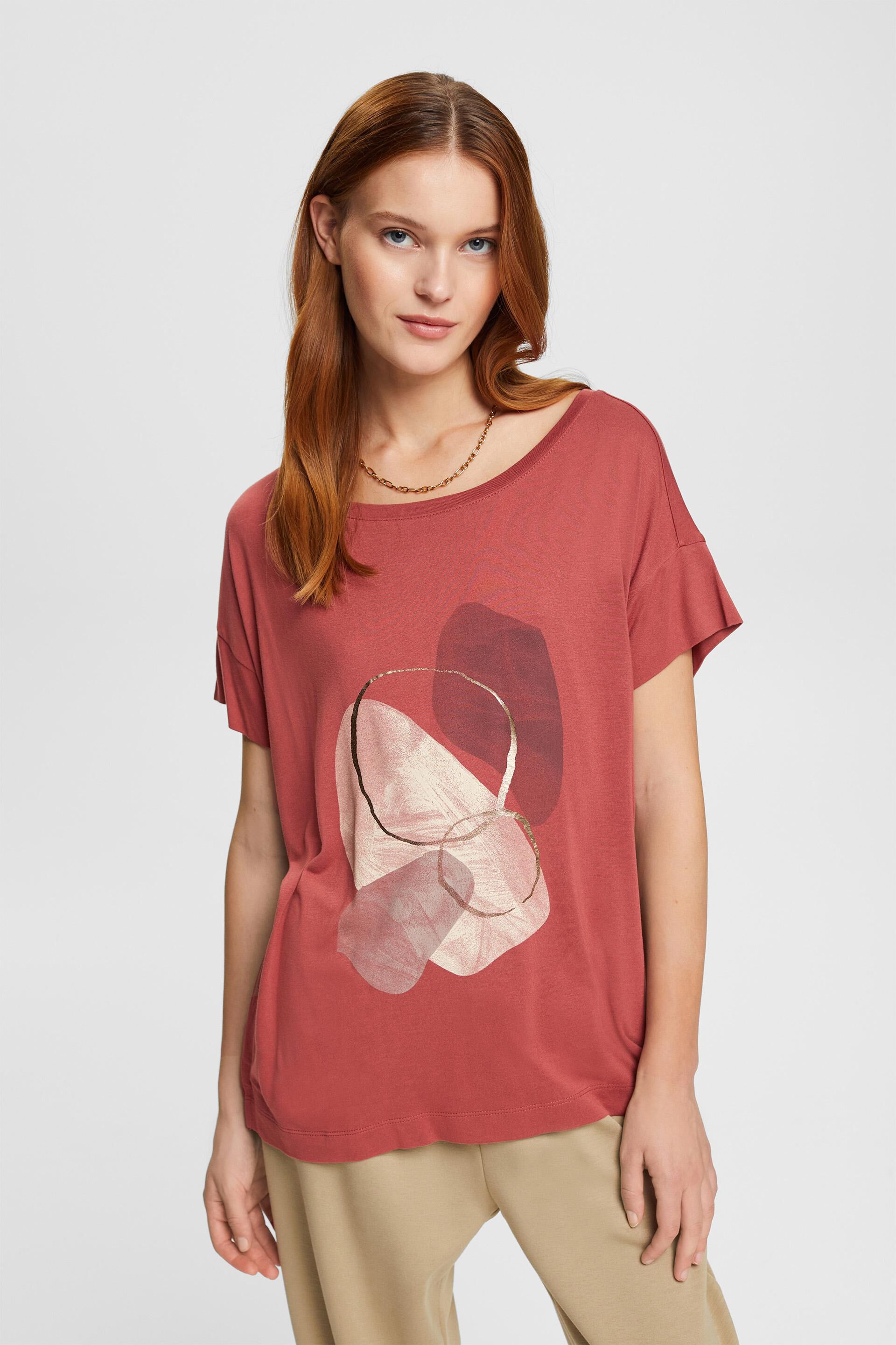 DAMEN Hemden & T-Shirts T-Shirt Spitze Rabatt 63 % Mango T-Shirt Rosa L 