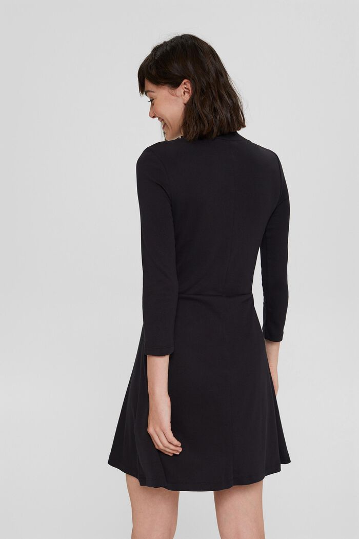 Jerseykleid aus 100% Organic Cotton, BLACK, detail image number 2