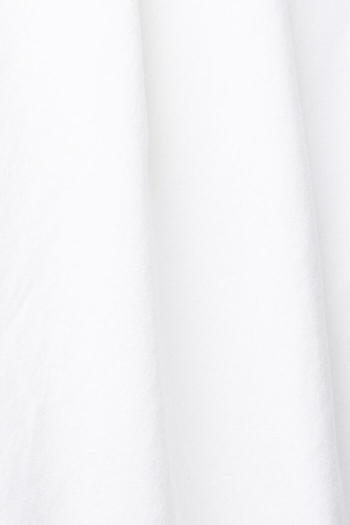 Mit Leinen: Kleid mit verstellbaren Trägern, WHITE, detail image number 4