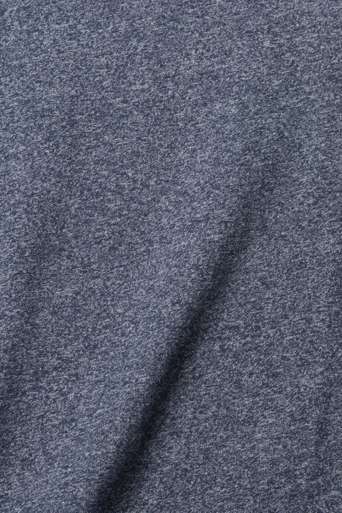 Recycelt: meliertes Jersey-T-Shirt, NAVY, detail image number 5