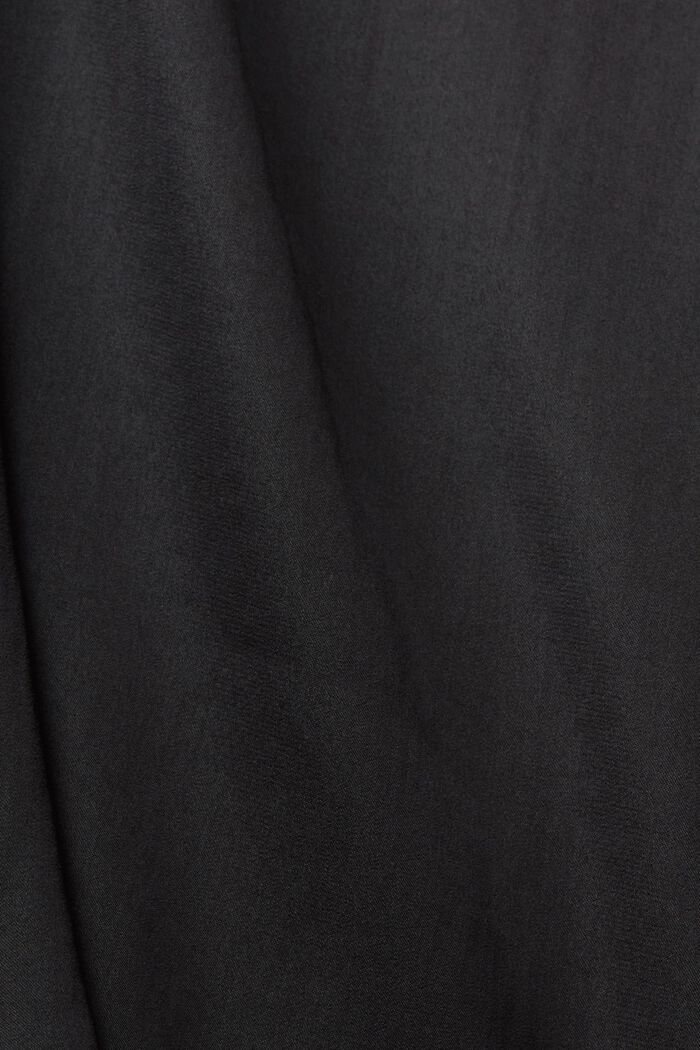 Kurzarm-Bluse, BLACK, detail image number 5
