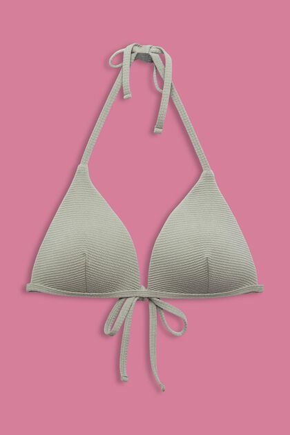 Strukturiertes Triangel-Bikinitop