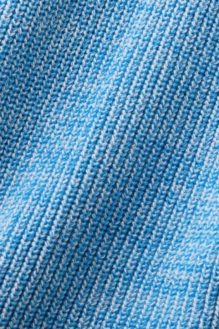 Melierter Strick-Cardigan mit Reißverschluss, PASTEL BLUE, detail image number 5
