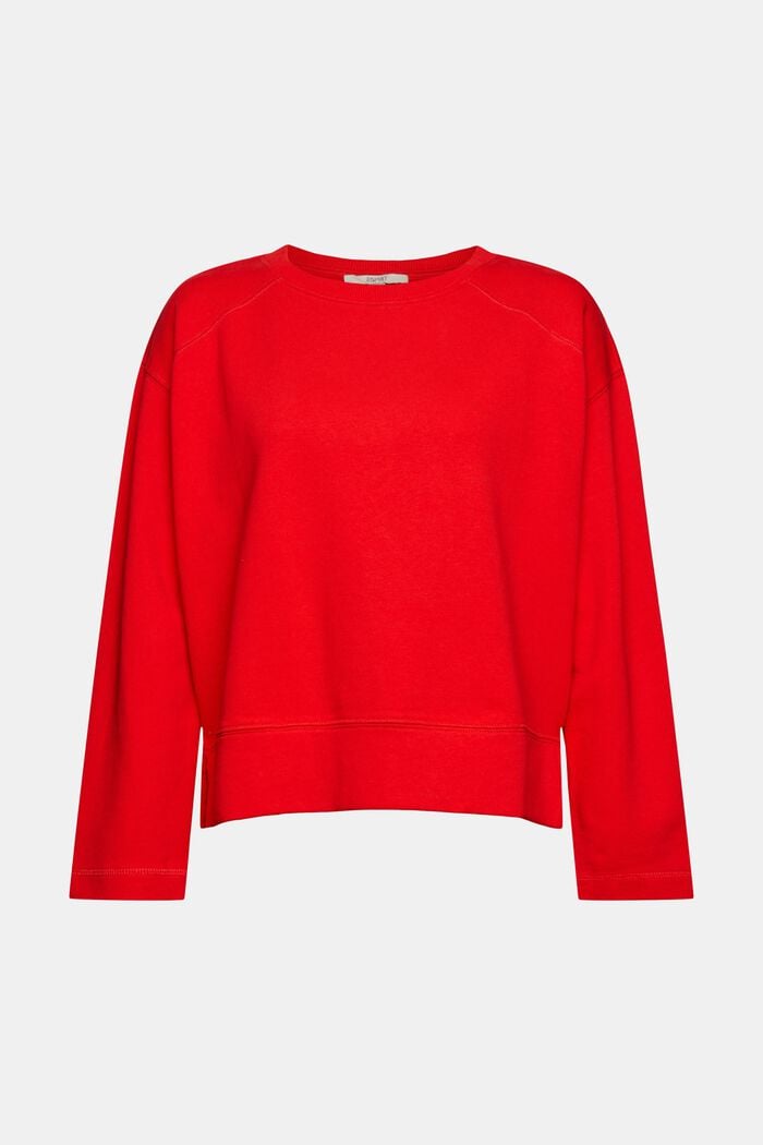 Sweatshirt aus 100% Baumwolle, ORANGE RED, detail image number 5