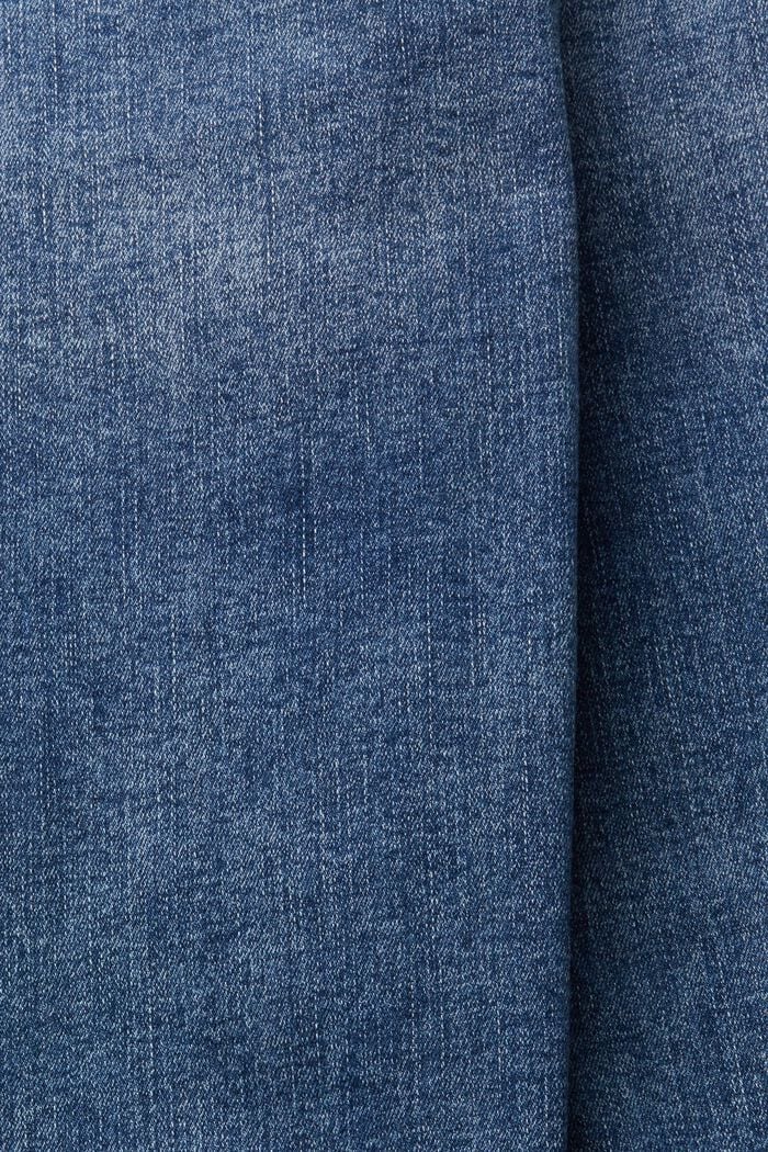 High Rise Jeans mit Washed-Out-Effect, BLUE MEDIUM WASHED, detail image number 1