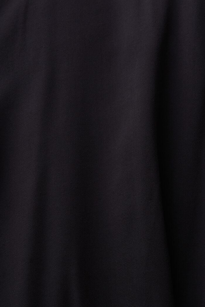 Langärmlige Crêpebluse, BLACK, detail image number 4
