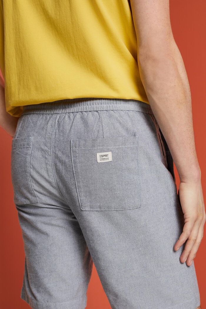 Pull-on-Shorts aus Twill, 100 % Baumwolle, NAVY, detail image number 4