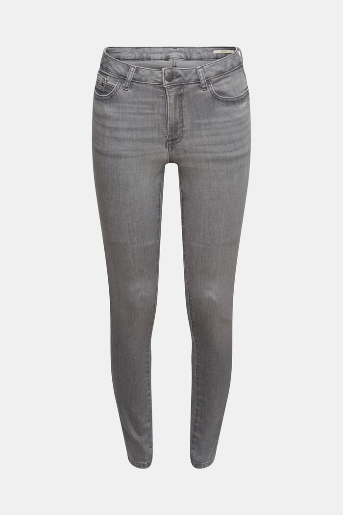 Skinny Jeans mit Superstretch, GREY MEDIUM WASHED, detail image number 7