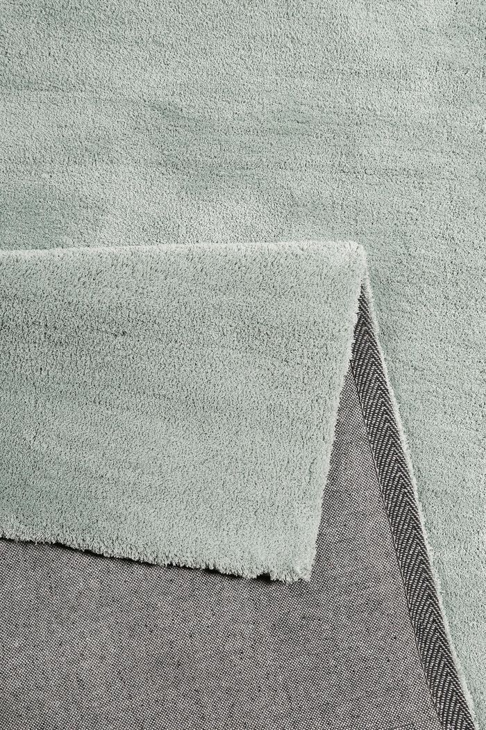 Hochflor-Teppich in vielen Trendfarben, ICE GREEN, detail image number 1