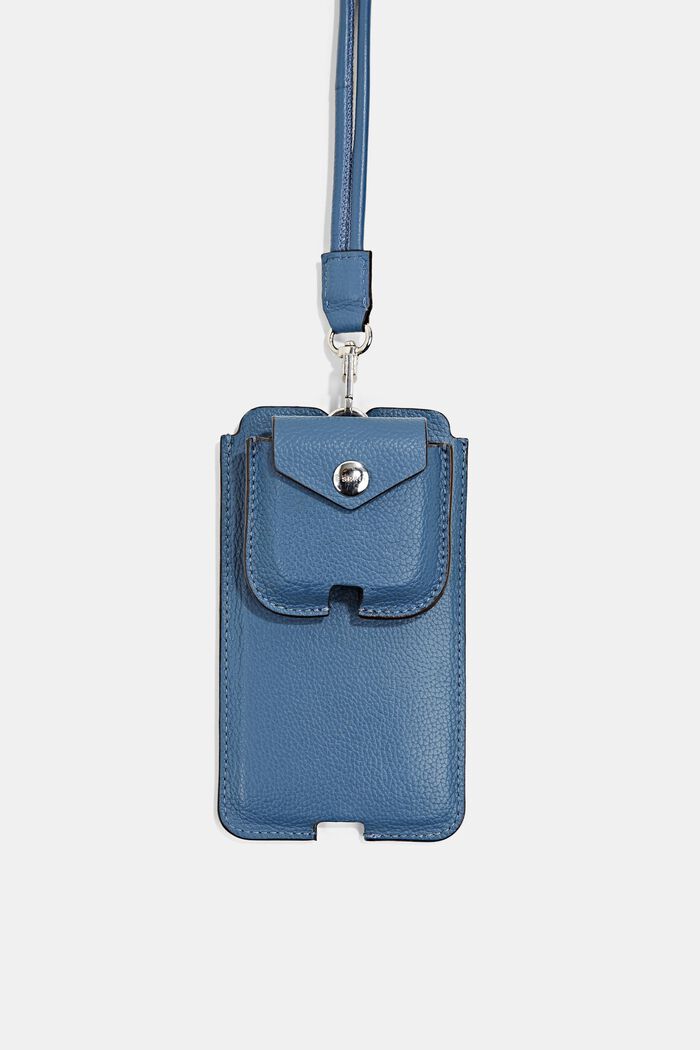 Smartphone-Bag mit Münztasche aus Leder