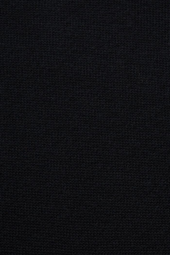 Strick-Minikleid mit Rollkragen, BLACK, detail image number 5